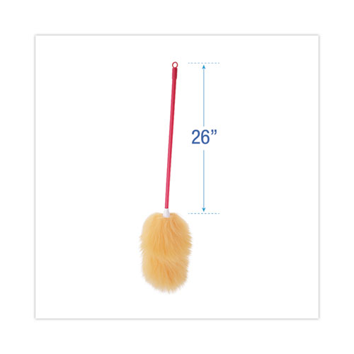 Image of Boardwalk® Lambswool Duster With 26" Plastic Handle, Assorted Colors