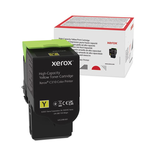 Xerox® 006R04367 High-Yield Toner, 5,500 Page-Yield, Yellow