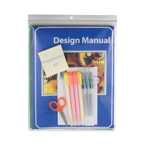 Image of C-Line® Heavyweight Industrial Poly Zip Bags, 8.5 X 11, 50/Bx