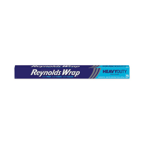 Image of Reynolds Wrap® Heavy Duty Aluminum Foil Roll, 18" X 75 Ft, Silver, 20/Carton