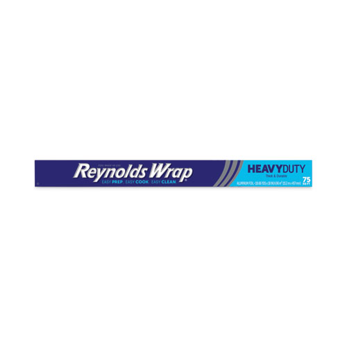 Image of Reynolds Wrap® Heavy Duty Aluminum Foil Roll, 18" X 75 Ft, Silver, 20/Carton