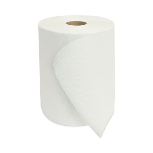 Image of Morcon Tissue Morsoft Universal Roll Towels, 1-Ply, 7.8" X 600 Ft, White, 12 Rolls/Carton
