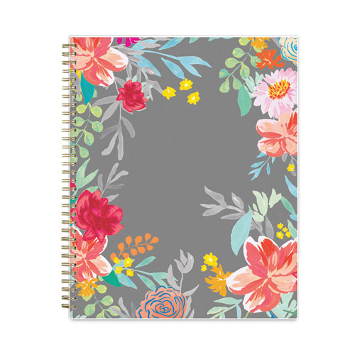 Sophie Frosted Weekly/Monthly Planner, Sophie Floral Artwork, 11 x 8.5 ...