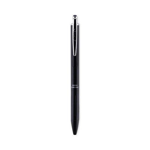 Zebra Sarasa Grand Retractable Gel Pen Medium 0.7 mm Black Ink White Barrel 