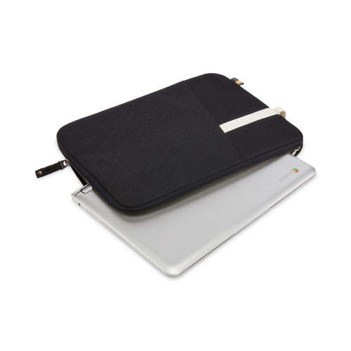 Image of Case Logic® Ibira Laptop Sleeve, Fits Devices Up To 11.6", Polyester, 12.6 X 1.2 X 9.4, Black