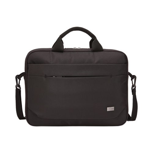Advantage Laptop Attache, Fits Devices Up to 15.6", Polyester, 16.1 x 2.8 x 13.8, Black
