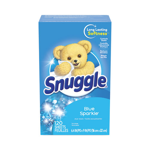 Image of Snuggle® Fabric Softener Sheets, Fresh Scent, 120 Sheets/Box, 6 Boxes/Carton