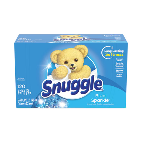 Image of Snuggle® Fabric Softener Sheets, Fresh Scent, 120 Sheets/Box