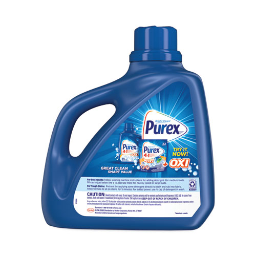 Image of Purex® Liquid Laundry Detergent, Mountain Breeze, 150 Oz Bottle, 4/Carton