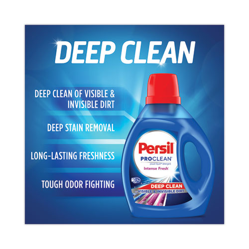 Image of Persil® Power-Liquid Laundry Detergent, Intense Fresh Scent, 100 Oz Bottle, 4/Carton