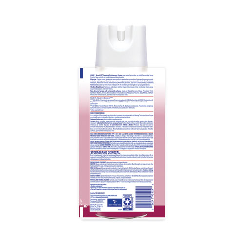 Foaming Disinfectant Cleaner, 24 oz Aerosol Spray, 12/Carton