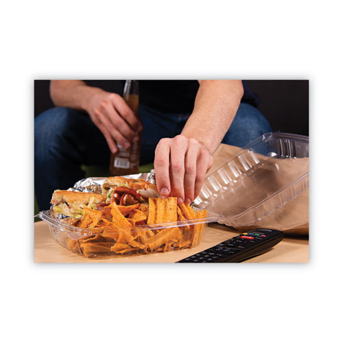 ClearSeal® 8 Disposable Clear Plastic Hinged To-Go Container