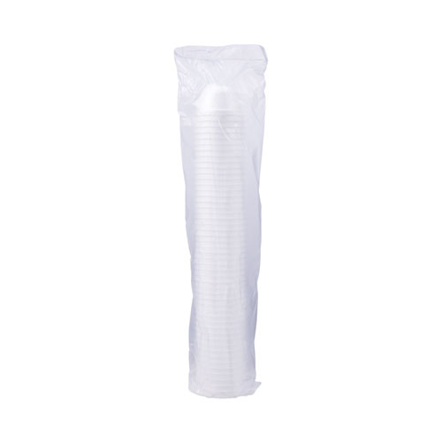 Image of Dart® Foam Container, Squat, 6 Oz, White, 50/Pack, 20 Packs/Carton