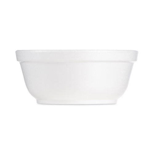 Image of Dart® Foam Bowls, 8 Oz, White, 50/Pack, 20 Packs/Carton