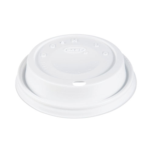 Image of Solo® Cappuccino Dome Sipper Lids, Fits 12 Oz, White, 1,000/Carton