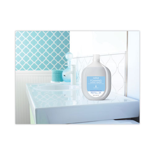 Image of Method® Foaming Hand Wash Refill Tub, Sweetwater, 28 Oz Tub, 4/Carton