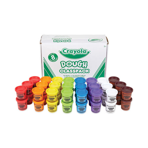 Image of Crayola® Dough Classpack, 3 Oz, 8 Assorted Colors