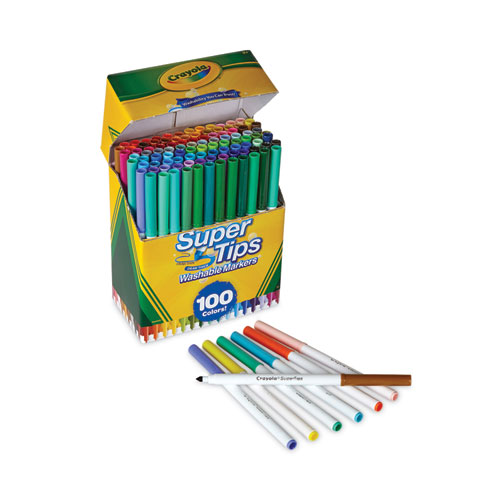 Great Value, Crayola® Super Tips Washable Markers, Fine/Broad