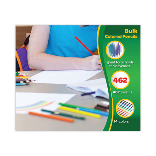 Great Value, Crayola® Color Pencil Classpack Set, 3.3 Mm, 2B (#1), Assorted  Lead/Barrel Colors, 462/Box by BINNEY & SMITH / CRAYOLA
