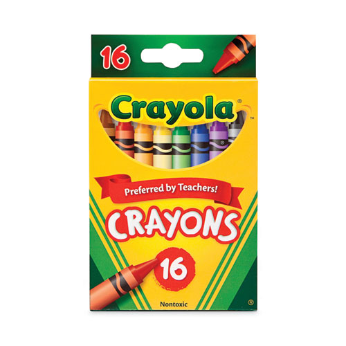 Image of Classic Color Crayons, Peggable Retail Pack, 16 Colors/Pack