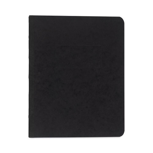Acco Pressboard Report Cover With Tyvek Reinforced Hinge, Two-Piece Prong Fastener, 3" Capacity, 8.5 X 11, Black/Black