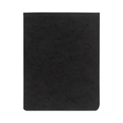 Image of PRESSTEX Report Cover with Tyvek Reinforced Hinge, Top Bound, Two-Piece Prong Fastener, 2" Capacity, 8.5 x 11, Black/Black