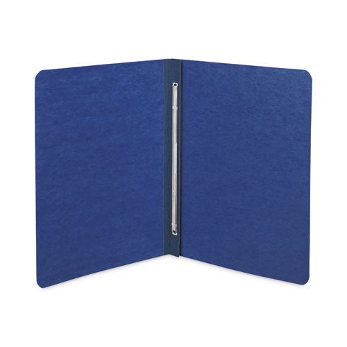 Image of Acco Pressboard Report Cover With Tyvek Reinforced Hinge, Two-Piece Prong Fastener, 3" Capacity, 8.5 X 11, Dark Blue/Dark Blue