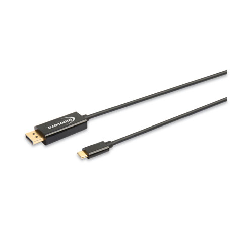 Innovera® USB Type-C to DisplayPort Adapter, 6 ft, Black
