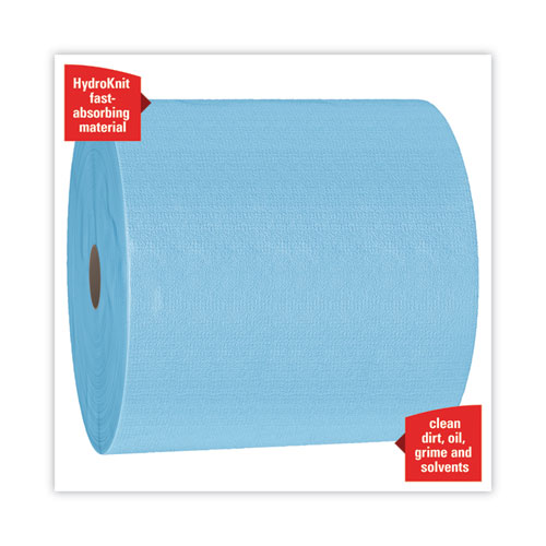 Image of Wypall® X70 Cloths, Jumbo Roll, 12.4 X 12.2, Blue, 870/Roll