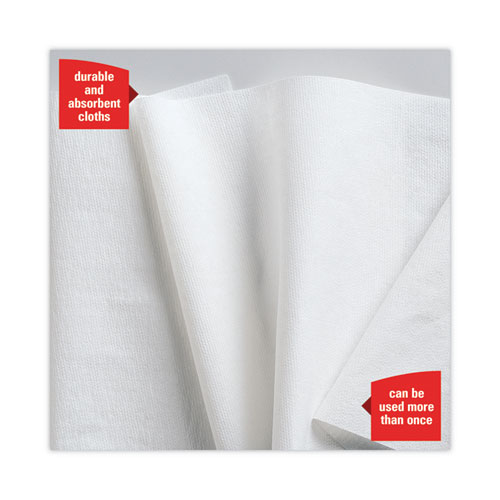 Image of Wypall® X70 Cloths, Jumbo Roll, Perf., 12.4 X 12.2, White, 870 Towels/Roll