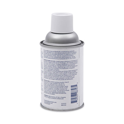 Image of Boardwalk® Metered Air Freshener Refill, Apple Harvest, 5.3 Oz Aerosol Spray, 12/Carton