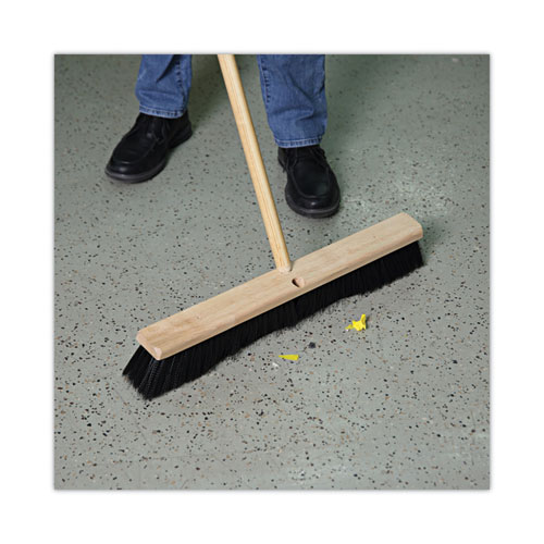 Image of Boardwalk® Floor Brush Head, 3" Black Polypropylene Bristles, 24" Brush