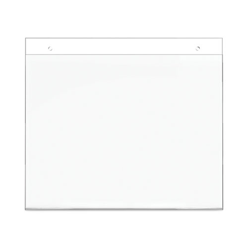 Image of Deflecto® Classic Image Wall-Mount Sign Holder, Landscape, 11 X 8.5, Clear
