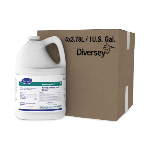 Image of Diversey™ Morning Mist Neutral Disinfectant Cleaner, Fresh Scent, 1 Gal Bottle