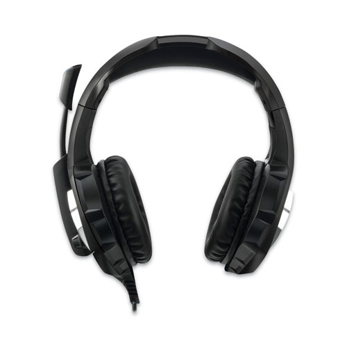 Image of Adesso Xtream G2 Binaural Over The Head Headset, Black/Blue