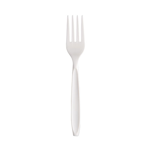 Reliance Mediumweight Cutlery, Fork, White, 100/Box, 1,000/Carton