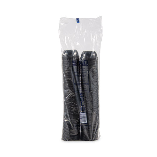 Image of Solo® Polystyrene Portion Cups, 3.5 Oz, Black, 250/Bag, 10 Bags/Carton