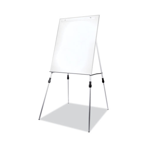 Adjustable Dry Erase Board, 27.5 x 32, White Surface, Silver Aluminum Frame