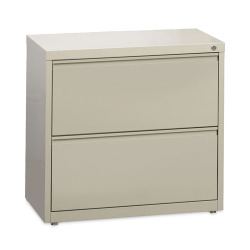Hirsh Industries® Lateral File Cabinet, 2 Letter/Legal/A4-Size File Drawers, Putty, 30 X 18.62 X 28