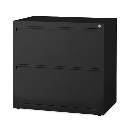 Hirsh Industries® Lateral File Cabinet, 2 Letter/Legal/A4-Size File Drawers, Black, 30 X 18.62 X 28