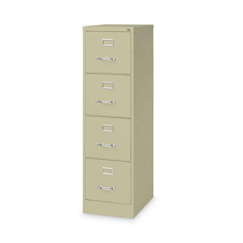 Vertical Letter File Cabinet, 4 Letter-Size File Drawers, Putty, 15 x 22 x 52