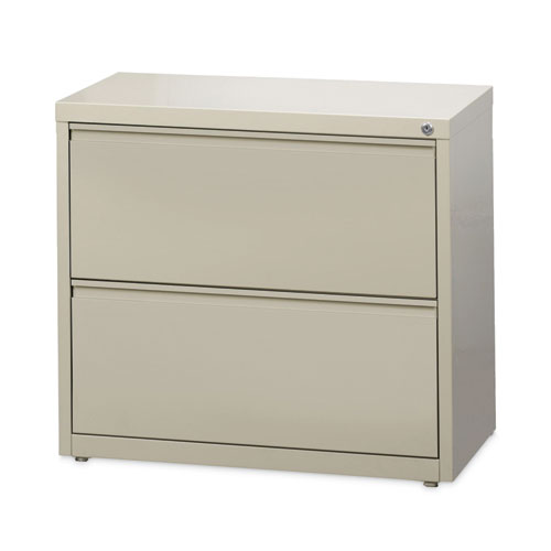 Image of Hirsh Industries® Lateral File Cabinet, 2 Letter/Legal/A4-Size File Drawers, Putty, 30 X 18.62 X 28