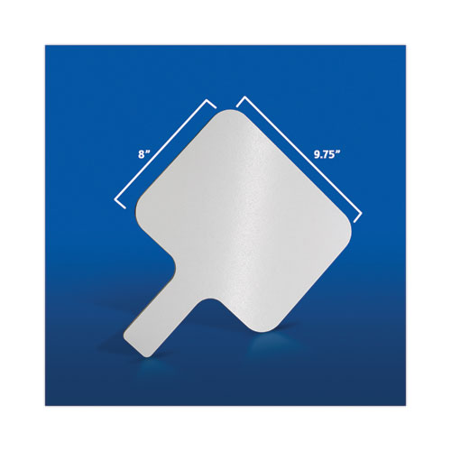 Image of Flipside Dry Erase Paddle, 9.75 X 8, White Surface, 12/Pack