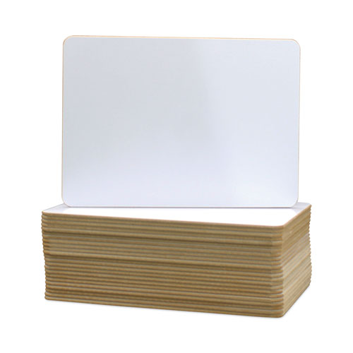 Image of Flipside Two-Sided Dry Erase Board, 7 X 5, White Front/Back Surface, 24/Pack