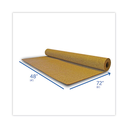 Image of Flipside Cork Roll, 96" X 48", 0.24" Thick, Brown Surface