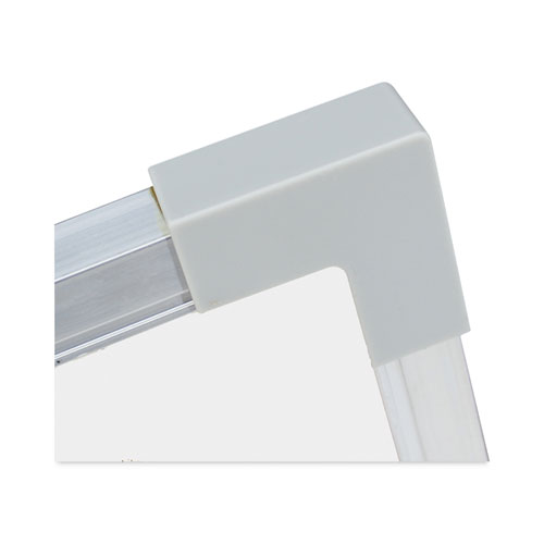 Image of Flipside Framed Dry Erase Board, 48 X 36, White Surface, Silver Aluminum Frame