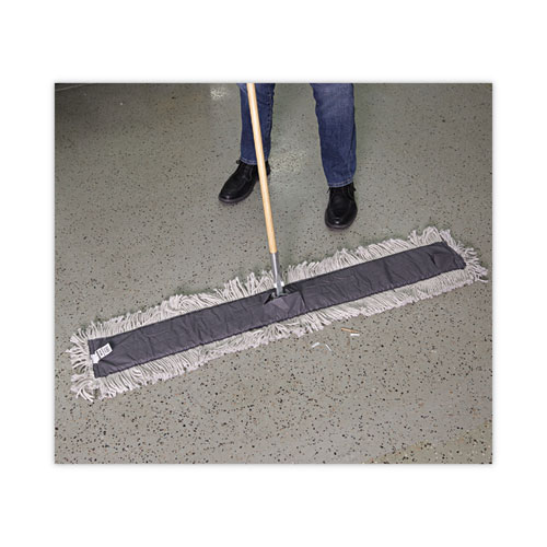 Image of Boardwalk® Clip-On Dust Mop Frame, 60W X 5D, Zinc Plated