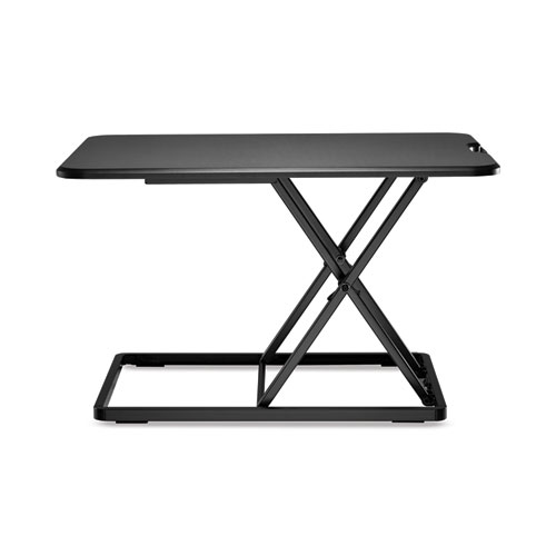 AdaptivErgo Single-Tier Sit-Stand Lifting Workstation, 26.4" x 18.5" x 1.8" to 15.9", Black