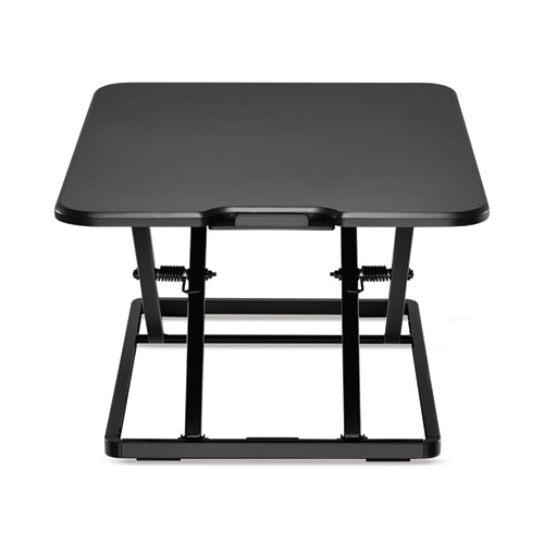 AdaptivErgo Single-Tier Sit-Stand Lifting Workstation, 26.4" x 18.5" x 1.8" to 15.9", Black