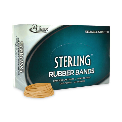 Image of Alliance® Sterling Rubber Bands, Size 31, 0.03" Gauge, Crepe, 1 Lb Box, 1,200/Box